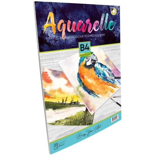  AQUARELLE BLOK B4/20l 180gr 74022 Cene