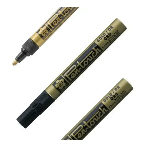 Pen Touch, uljani marker, medium, gold, 2.0mm ( 672507 ) Slike
