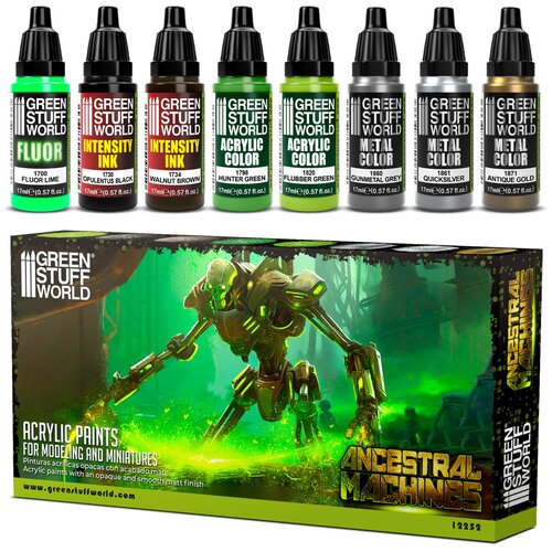 Green Stuff World Paint Set - Ancestral Machines | Set Akrilnih Boja x8 Cene