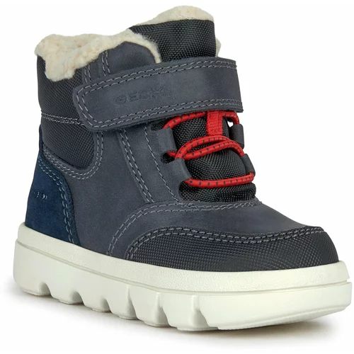 Geox Čizme za snijeg mornarsko plava / tamno plava / crvena
