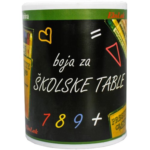 EKOLAK Boja za &scaron;kolske table 0,75 Crna Cene
