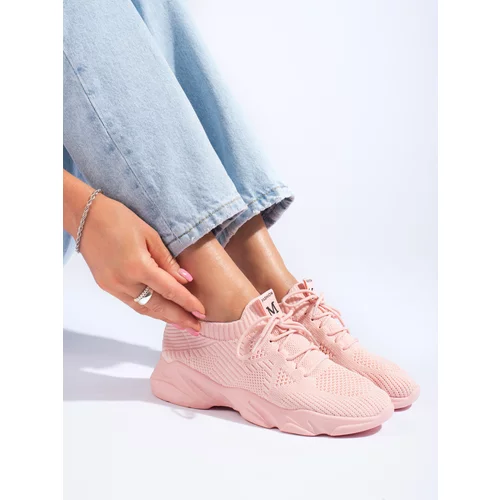SHELOVET Women's Pink Sports Shoes