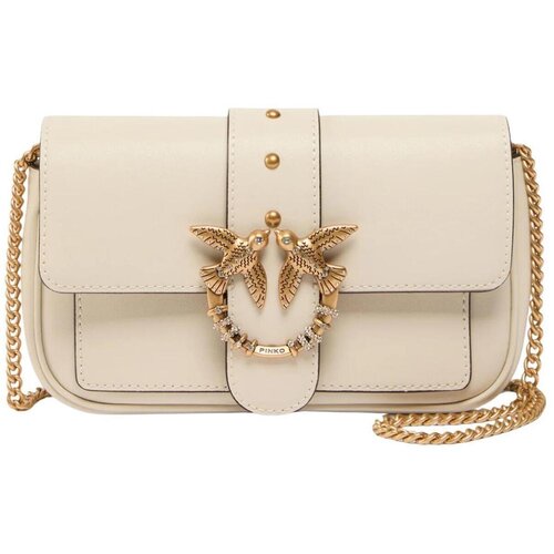 Pinko Torbe LOVE POCKET NEW BUCKLE VITELLO 107072 A0F1 Bež Cene