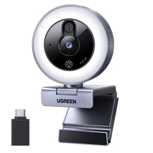 Ugreen 2K spletna kamera z LED lučko, 1440p@30fps Cene