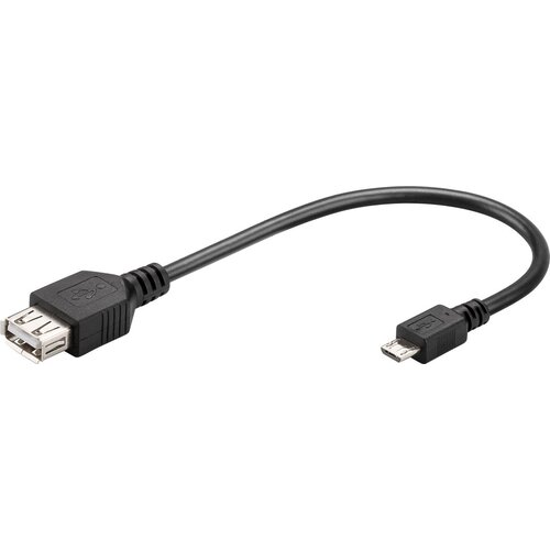 Goobay OTG adapter USB micro-B na USB-A 0.2m Cene