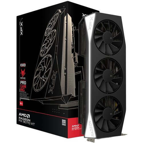 XFX Mercury AMD Radeon RX 9070XT Gaming Edition with 16GB GDDR6 HDMI 3xDP, AMD RDNA 4 RX-97TMERCB9 Cene