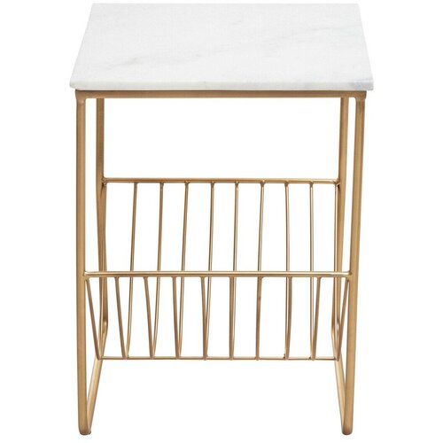 Premier Housewares Pomoćni stol s mramornom pločom 40x40 cm Mandoli &amp;ndash; Slike