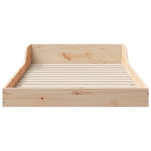 vidaXL krevetna konstrukcija smeđa 90 x 190 cm masivna borovina Cene
