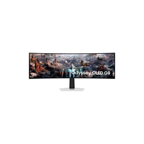 Samsung 124cm/49&amp;ldquo; (5120x1440) Odyssey G9 S49CG934SU Curved OLED DualQuadHD 240Hz DisplayHDR400 0.03ms DP MicroHDMI HDMI Speaker Silver Slike