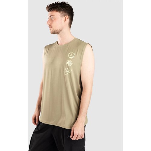 Quiksilver Lap Time Muscle Majica brez rokavov aloe Cene