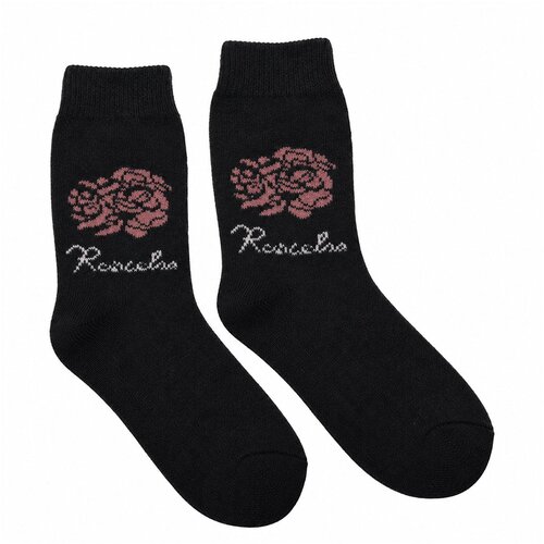 B.Fortuna ženske volnene nogavice Nordic Rose - Črna Cene