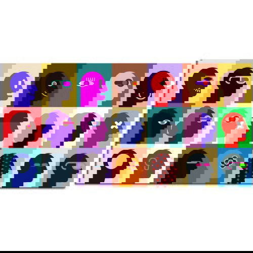 Pintdecor Zidni ukras Abstract face Slike
