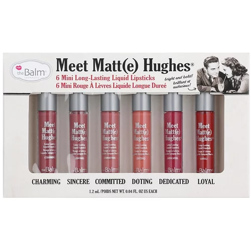 TheBalm Meet Matt(e) Hughes Mini Kit set tekočih šmink (za dolgoobstojen učinek)