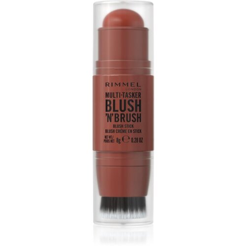Rimmel London Multi-Tasker Blush'N'brush rdečilo v paličici s čopičem odtenek 350 Roasted Peach 8 g Cene