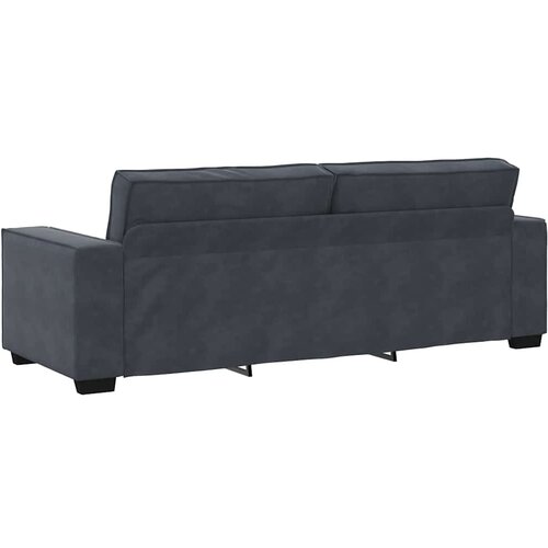  Dvodijelni set sofa s jastucima, tamno sivi bar&amp;scaron;un Slike