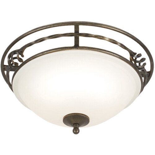 Elstead Lighting Elstead PB-F-A-BLK-GOLD - Plafonsko svetlo PEMBROKE 2xE27/60W/230V Slike