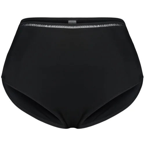 Trendyol Curve Black High Waist Bikini Bottom