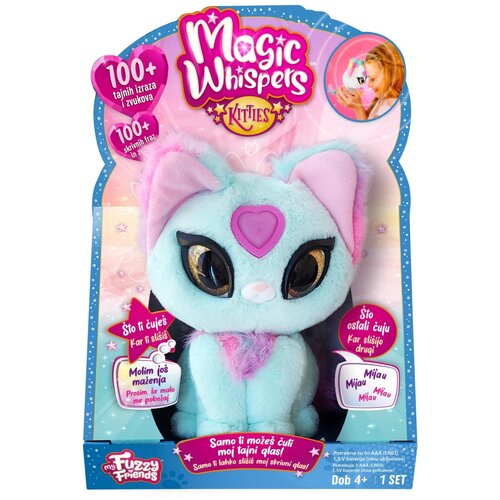 MAGIC WHISPERS moji mehki prijatelji: čarobni &amp;scaron;epet pli&amp;scaron;asta interaktivna mačka - skye - madžarski jezik Slike