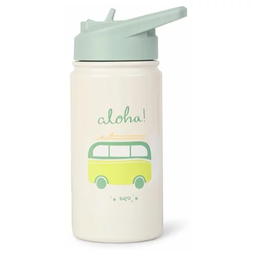 Saro Baby Thermos Bottle with Straw termosica sa slamkom Sand Aloha 350 ml