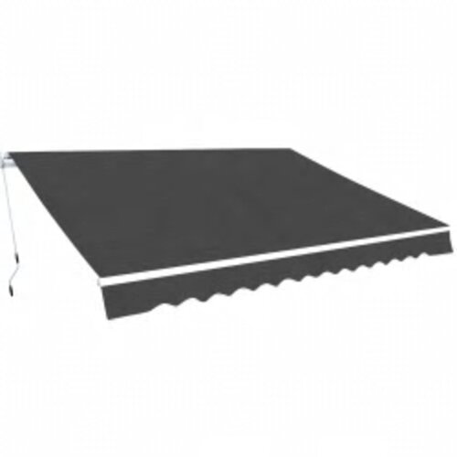 vidaXL Ročno zložljiva tenda 600 cm antracitna Cene