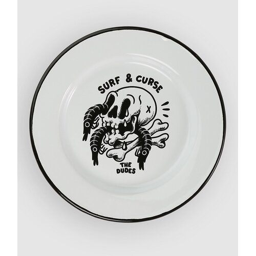 The Dudes Surf And Curse Enamel Plate multicolor Cene