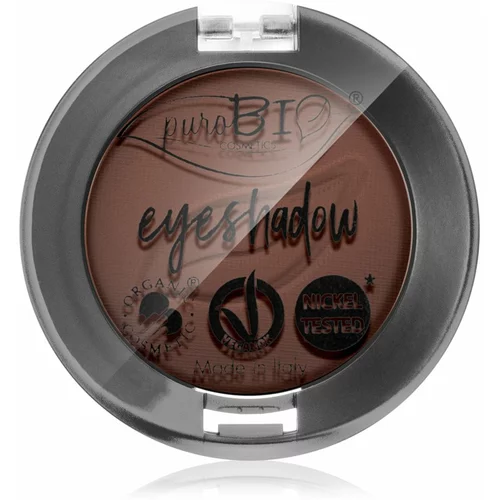 puroBIO cosmetics Compact Eyeshadows senčila za oči odtenek 03 Brown 2,5 g