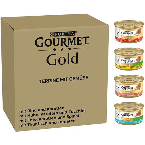 Gourmet Jumbo pakiranje Gold Terrine 96 x 85 g - S povrćem
