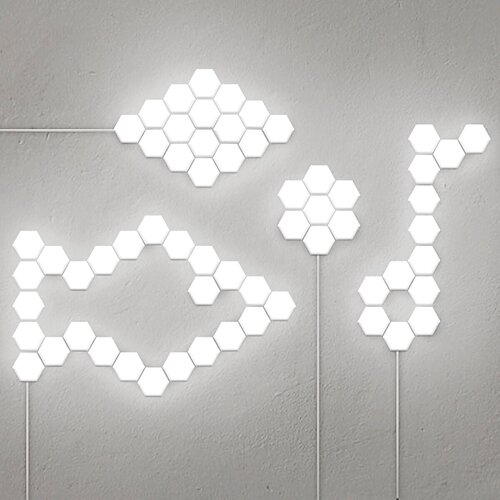  Komplet modularnih magnetnih in na dotik LED plo&amp;scaron;č Tilight InnovaGoods (Paket 3 kosa) Slike