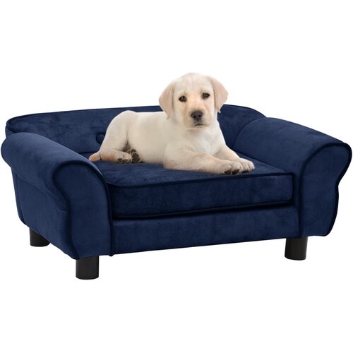 vidaXL Sofa za pse plava 72 x 45 x 30 cm plišana Cijene