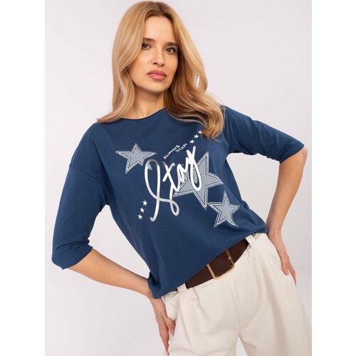 Calimera Blouse-CLM-BZ-0016.84-dark blue Cene