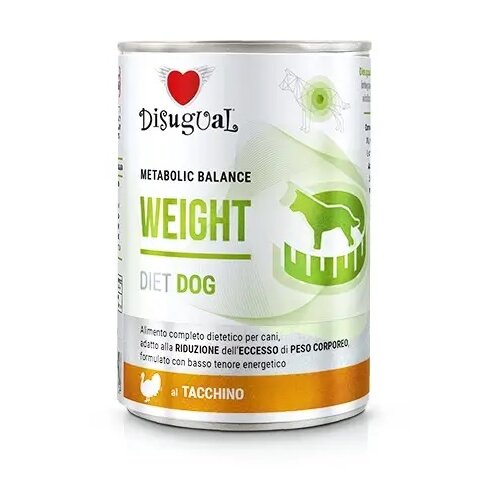 Disugual Disigual veterinarska dijeta za pse konzerva Weight - Turkey 400g Cene