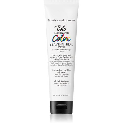 Bumble and Bumble Bb. Illuminated Color Leave-In Seal Rich nega brez spiranja za barvane lase 150 ml Slike
