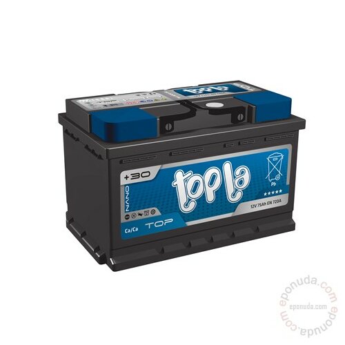 Topla Akumulator za automobil TOPLA TOP TT75 75Ah 720A D+ akumulator Slike