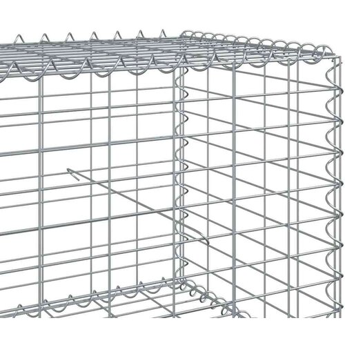 VidaXL Gabionska ko&amp;scaron;ara s poklopcem 700x50x50 cm od pocinčanog željeza Slike