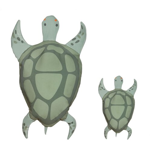 Little Nice Things Zelena otroška vreča za sedenje Turtle – Cene