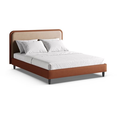 Micadoni Ciglasti tapecirani bračni krevet s podnicom 180x200 cm Aveline &ndash; Cijene