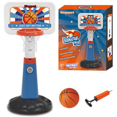 Woopie set za ko&amp;scaron;arku s regulacijom 99 - 125 cm + lopta + pumpa Slike
