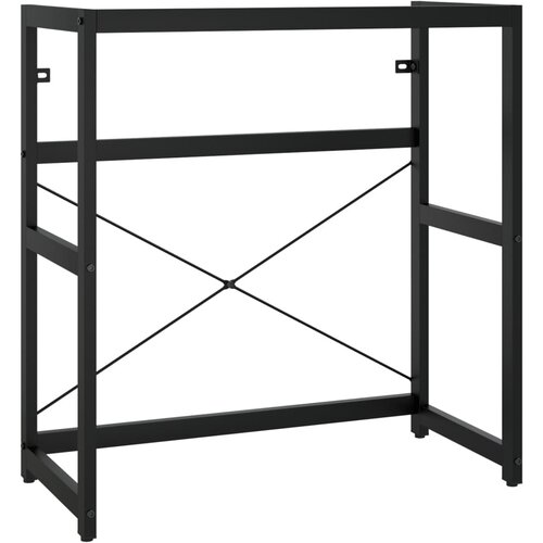 Maison Chic Kopalniški regal - Umivalniška omarica črn 79x38x83 cm železo, (21758852) Cene