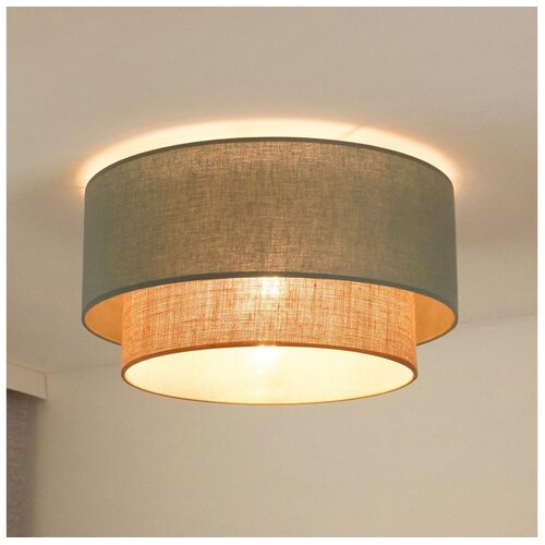  duolla - plafonsko svetlo boho 1xE27/15W/230V prečnik 45 cm zeleno/smeđe Cene