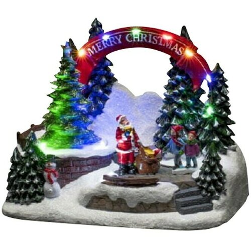 Konstsmide Božićna LED scena Djed Božićnjak/Djeca (Raznobojno, D x Š x V: 19 x 13 x 14,5 cm) Cijene