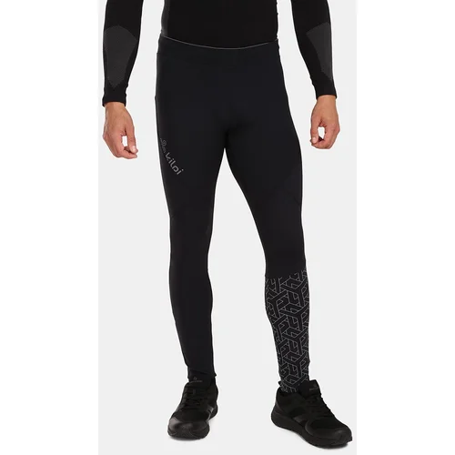 Kilpi Men's Running Leggings ALEXO-M Black