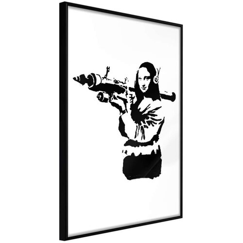  Poster - Banksy: Mona Lisa with Bazooka II 20x30 Slike