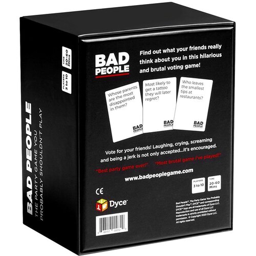 Dyce Games Bad People - Bas game dru&amp;scaron;tvena igra za odrasle Slike