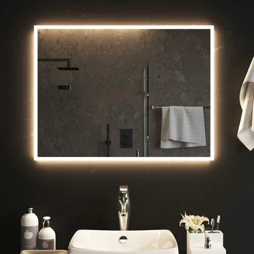 vidaXL LED kopalniško ogledalo 60x80 cm