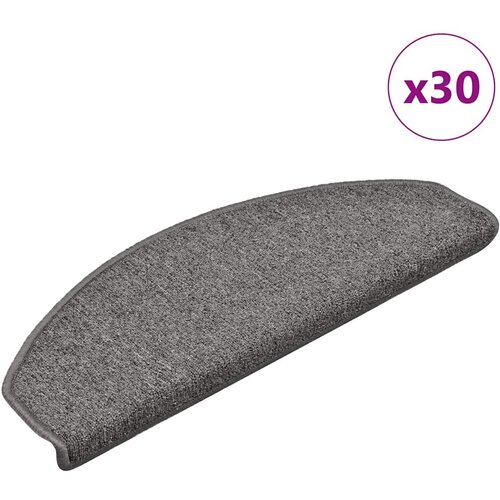 vidaXL Prostirke za stepenice 30 kom tamnosive 65x24x4 cm Cene
