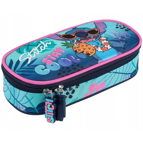 Unipap Disney Stitch ovalna pernica s natpisom Stay cool PC01 23x9,5x6 cm Slike