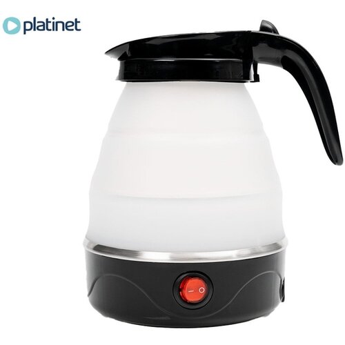 Platinet grelnik vode PEK187R, zložljiv, 0.6L, 600W, samodejni izklop, silikon, črn Cene