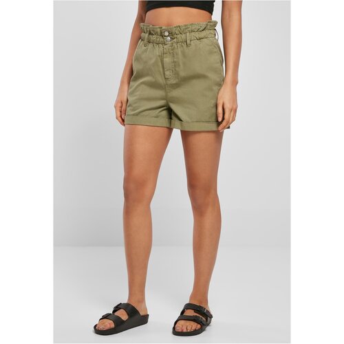 UC Ladies Women&amp;#039;s Paperbag Shorts in Khaki Slike