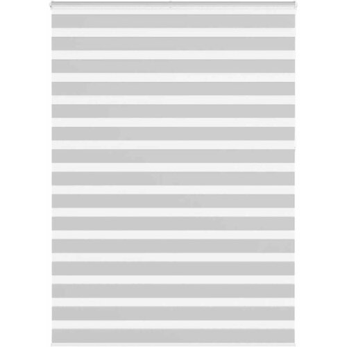 vidaXL Zebra zavjesa svijetlosiva 155x230 cm &Scaron;irina tkanine 150 9 cm Poliester - Svjetlosiva 155 x 230 cm Cijene