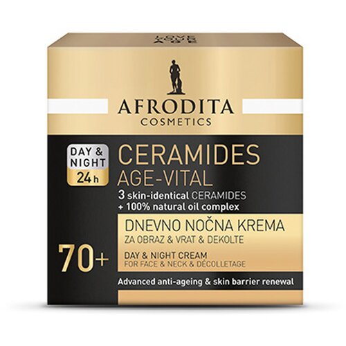 Afrodita Cosmetics 70+ CERAMIDES AGE-VITAL Dnevno-noćna krema Cijene